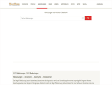 Tablet Screenshot of abkuerzungen.woxikon.de