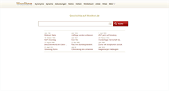 Desktop Screenshot of geschichte.woxikon.de