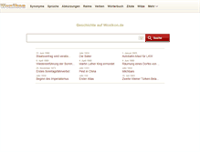 Tablet Screenshot of geschichte.woxikon.de