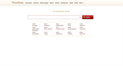 Desktop Screenshot of postleitzahlen.woxikon.de