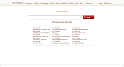 Desktop Screenshot of bankleitzahlen.woxikon.de