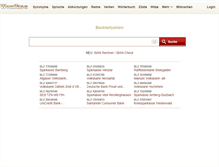 Tablet Screenshot of bankleitzahlen.woxikon.de